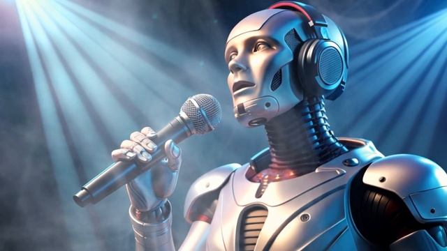 Песню исполняет Искусственный Интеллект. Как видит ст