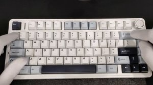 Звуковой тест/Sound test Тайпинг/Typing AULA F75 #asmr