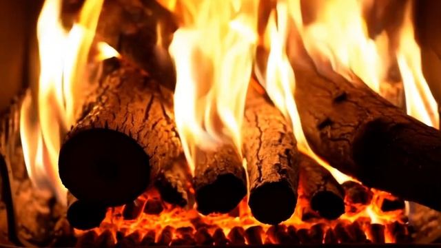 A Fireplace To The Sound Of The Blues 4K #hiend #4k #fireplace #blues #камин