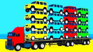 Развивающий Мультики про Машинки для Детей Машины на Автовозе и Супергерои Детские Мультфильмы