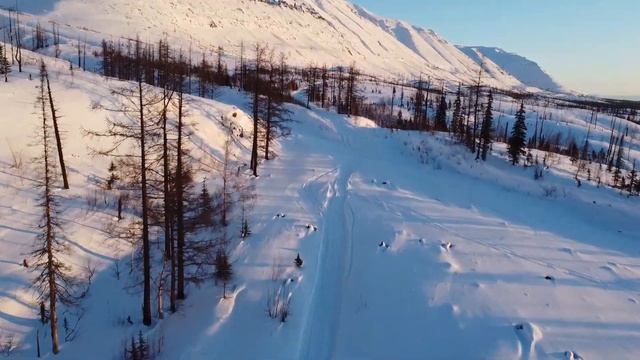 Зима на Плато Путорана, лыжные походы на Крайнем Север смотреть онлайн