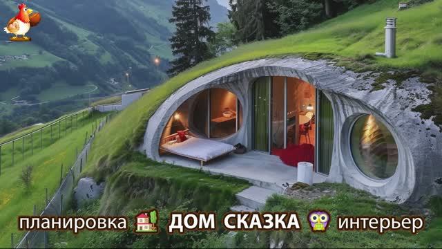 Сказочный дом мечты – 3D идея для вдохновения с планировкой и интерьером 🏡🏚️🏠 вариант (146) смотреть онлайн