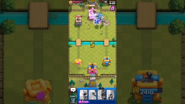 Мощная колода с Големом и двумя драконами #clashroyale #клеш