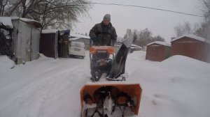 Снегоуборщик Kettama 90S Superior ОБЗОР и ТЕСТ #globaldrive #снегоубо