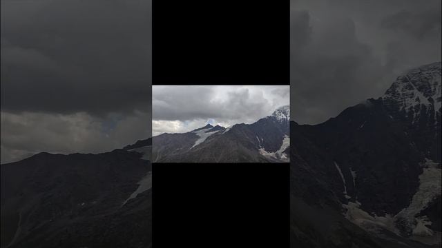 Подъём на Чегет. Виды на горы, Эльбрус