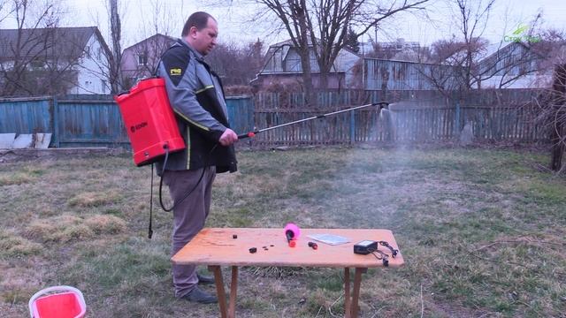 Аккумуляторный опрыскиватель Edon AGS-16L смотреть онлайн