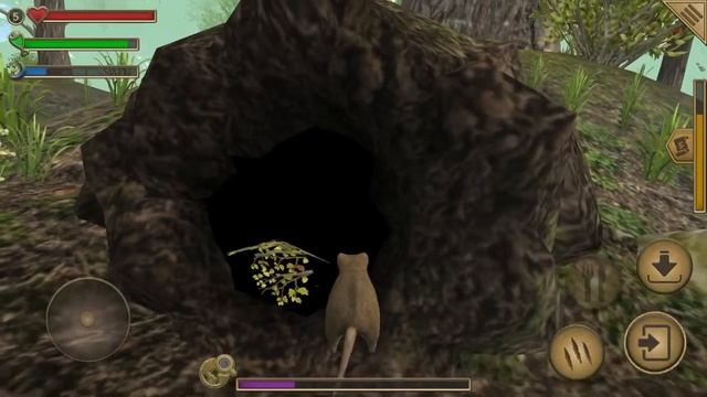 Симулятор мыши. Строим гнездо и мстим пауку #2 смотреть онлайн