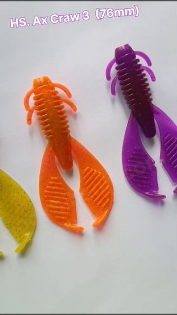 HS. Ax Craw 3 - силіконова приманка, розроблена для лову щук?