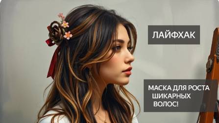 Лайфхаки. Маска для волос. Борьба от выпадения волос. Рецепт для роста волос, от перхоти. Волосы смотреть онлайн