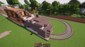 НЕВЕРОЯТНЫЙ ДОМ-БРОНЕПОЕЗД в Майнкрафт Create | Шестое пр