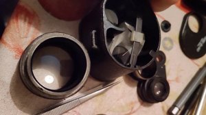 Бинокль 8×30.Разобрал для смазки.