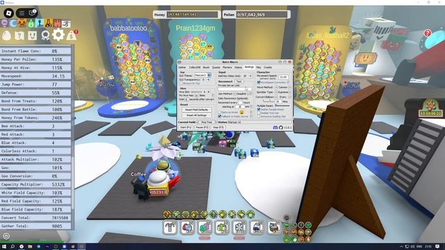 ✨ ЛУЧШАЯ НАСТРОЙКА МАКРО В BEE SWARM SIMULATOR! 💻🐝 (РОБЛОКС Г? смотреть онлайн