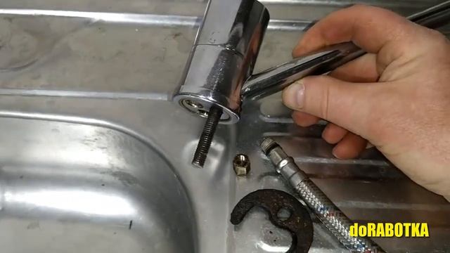 Как разобрать и собрать смеситель на кухне, замена кар смотреть онлайн