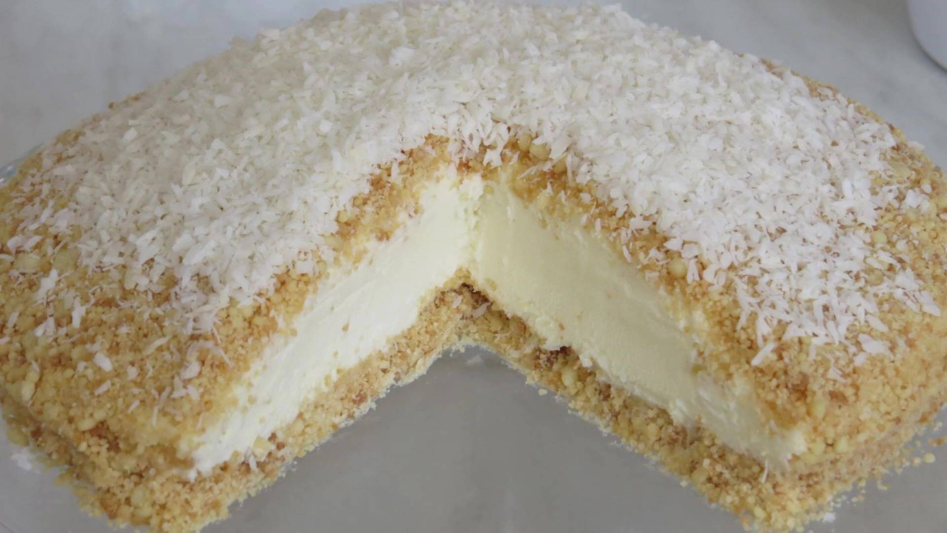 Торт ПЛОМБИР БЕЗ ДУХОВКИ и ПЕЧЕНЬЯ! ПРОСТО ТАЕТ ВО РТУ! КРЕМ БЕЗ ЖЕЛАТИНА! смотреть онлайн