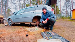 Замена задних стоек на Шевроле Лачетти универсал j200.Установка проставок на задние стойки +25мм.