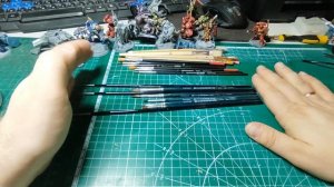 Brushes for painting miniatures. Кисточки для покраски миниатюр. Как?