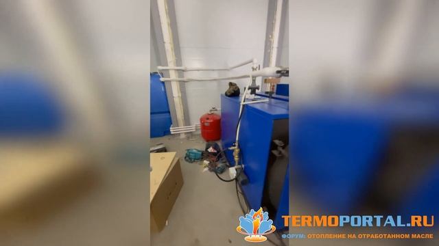 Котел на отработанном масле 300 кВт Ecoheat M 300 смотреть онлайн