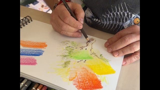 Главные отличия акварельных карандашей от обычных. Ра смотреть онлайн