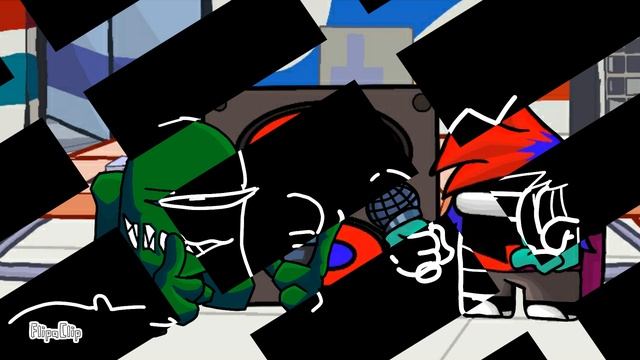 Fnf Me Vs Green Impostor ( часть 2) (часть 5)