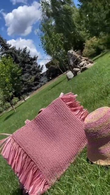 Как связать такую Панамку и Сумку, вы найдёте у меня на