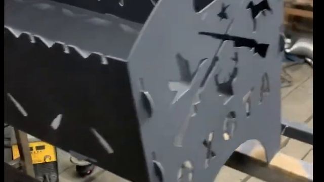 Мангал на Чпу плазморезе