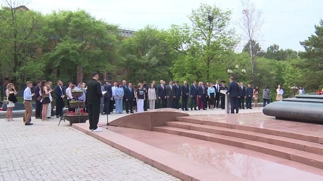 Клятвенное обещание депутатов Хабаровской городской Думы смотреть онлайн