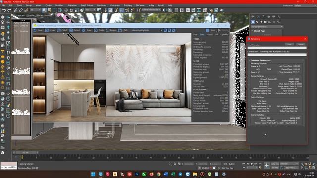 ✅ Тест процессора Xeon E5-2680 V3 в 3ds Max | Визуализация сцены