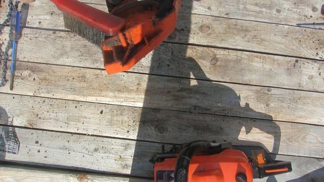 чистка бензопилы Carver