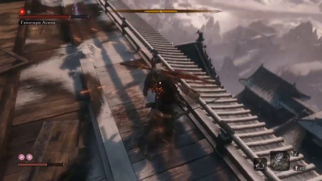 Sekiro™: Shadows Die Twice Гэнитиро Асина первая победа