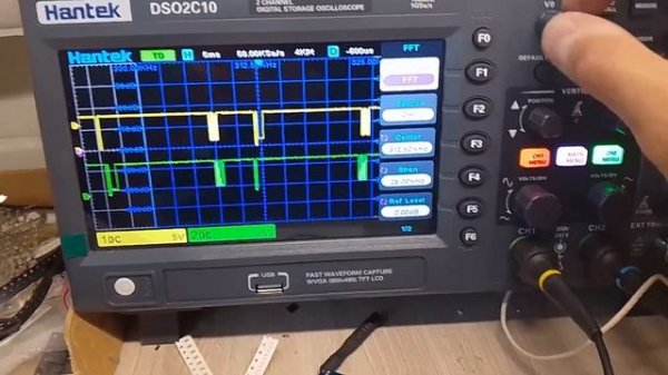 Осциллограф Hantek DSO2C10 первые впечатления от пользовани