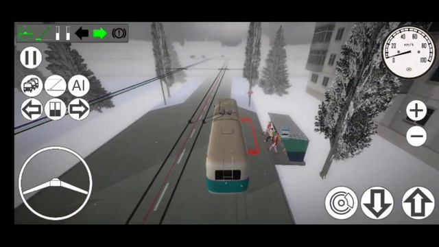 Micro Trolleybus Simulator | ЗиУ-5, Line 1