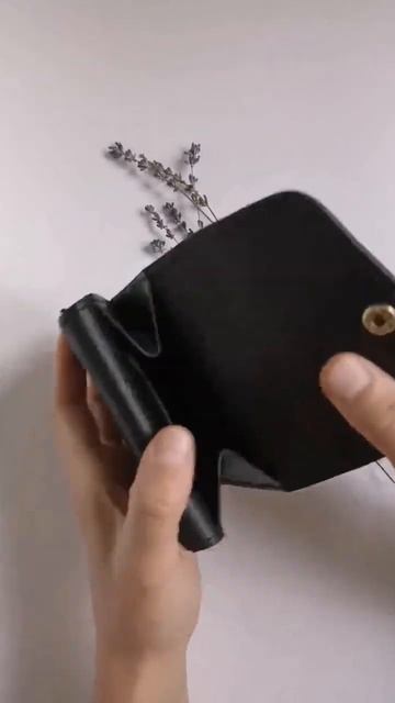 Женский кошелёк ручной работы. Кошелёк из кожи. Кошелё