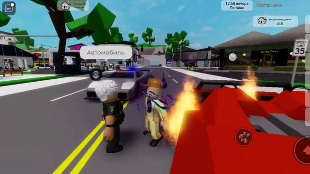 Богатая тачка в #brookhaven #брукхевен #roblox смотреть онлайн