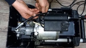 Замена внутреннего шланга на мойке HUTER 210l