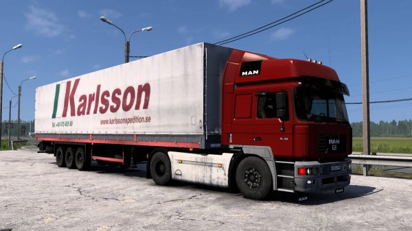 324 / ETS 2 1.53 / Русская сборка / MAN F2000 / На Алтай!