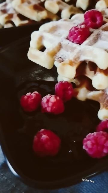 Вкусняшки! Венские вафли #вафли #венскиевафли #вафлире