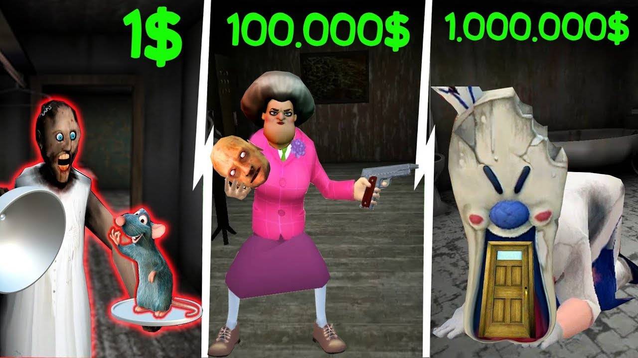 ЛОВУШКА БАБКИ ГРЕННИ ЗА 1$ ПРОТИВ ЛОВУШКА МИСС ТИ ЗА 10000$ ПРОТИВ МОРОЖЕНЩИКА ЗА 10000$ В МАЙНКРАФТ смотреть онлайн