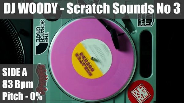 DJ WOODY - Scratch Sounds No 3 - Preview / Пластинка 7'' для скретча