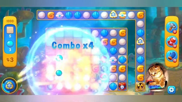 Fishdom 2022, no Boosters, 1000 level - прохождение без бустеров, 1000 смотреть онлайн