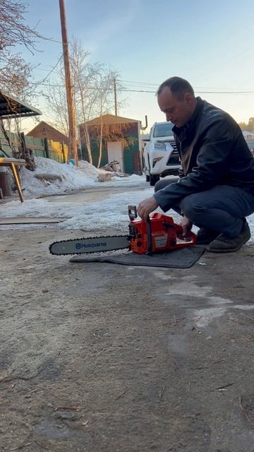 Новая Husqvarna 262xp . Первый запуск. смотреть онлайн