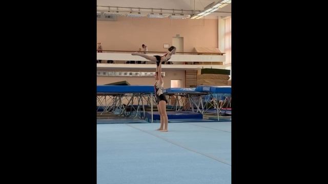 ЖП  1 юношеский,  Полубояринова Элла - Амосова Ева, Комбинированное упражнение, 2 день