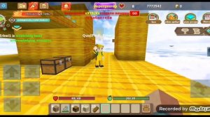 очень лёгкий дюп в SkyBlock в BlockMan Go.