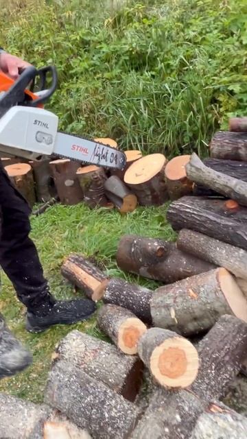 Бензопила STIHL - MS 180 в роботі смотреть онлайн