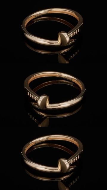 Кольцо Гвоздь #золотоекольцо #украшения #золото #стиль смотреть онлайн