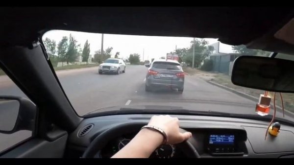 Покатушки на приоре 2 под музыку от первого лица!