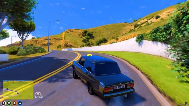 РЕАЛЬНАЯ ЖИЗНЬ ОПЕРА GTA 5 - РАБОТАЕМ ТАКСИСТАМИ ЧЕЛЛЕНД смотреть онлайн