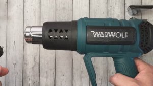 Фен строительный Warwolf (60-650 градусов): распаковка, обзор, тестирование