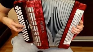 ЛЮБИМЫЕ МЕЛОДИИ Часть 2 Баян немецкий Верини VERINI accordion двухголосный эстрадный легкий