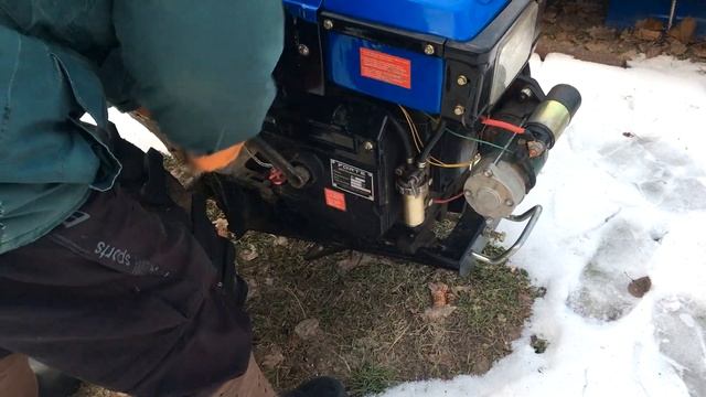 Як завести мотоблок зимою по морозу - 20. Гарантований с смотреть онлайн