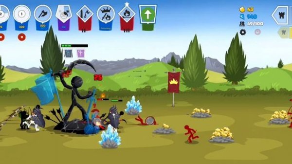 ПРОХОЖДЕНИЕ ВСЕГО В Stick War Saga. Часть 1